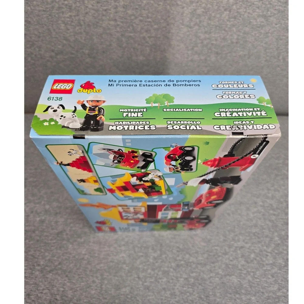LEGO Duplo My First Fire Station 6138 Building Set 60pc Age 2-5 New Factory